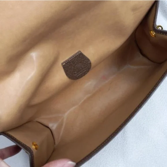 Authentic Vintage Gucci GG Monogram Supreme Sherry Web Ophidia Clutch Crossbody - Picture 10 of 12